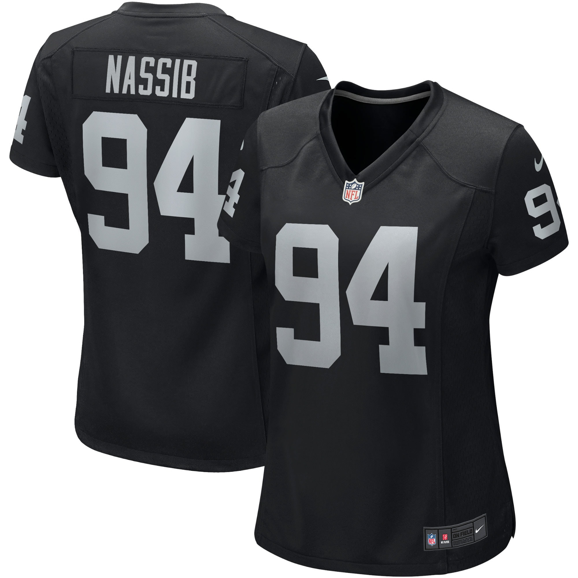 Carl Nassib Las Vegas Raiders Womens Player Game Jersey - Black Nfl