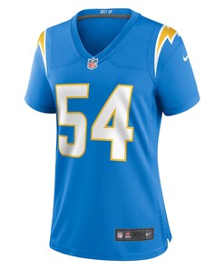 Carlo Kemp 54 Los Angeles Chargers Women's Game Player Jersey - Powder Blue