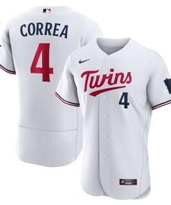 Carlos Correa 4 Minnesota Twins Home Player Elite Jersey - White