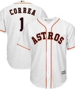 Carlos Correa Houston Astros Official Cool Base Player Jersey - White