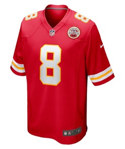 Carlos Dunlap 8 Kansas City Chiefs Home Game Player Jersey - Red