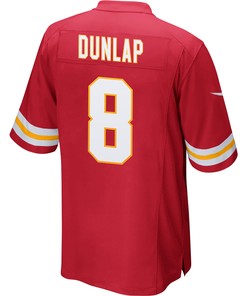 Carlos Dunlap 8 Kansas City Chiefs Super Bowl LVII Champions 3 Stars Men Game Jersey - Red