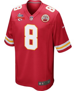 Carlos Dunlap 8 Kansas City Chiefs Super Bowl LVII Champions 3 Stars Men Game Jersey - Red