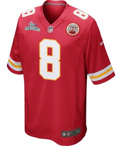 Carlos Dunlap 8 Kansas City Chiefs Super Bowl LVII Champions Men Game Jersey - Red