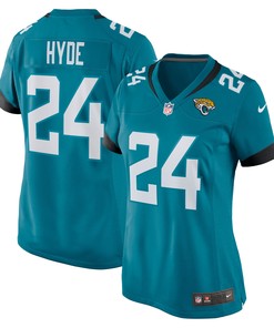 Carlos Hyde Jacksonville Jaguars Womens Game Jersey - Teal Nfl