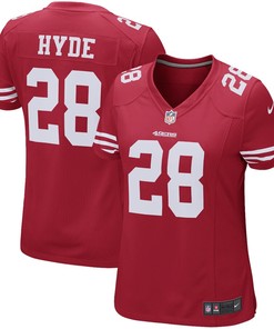 Carlos Hyde San Francisco 49ers Nike Womens Game Jersey - Scarlet