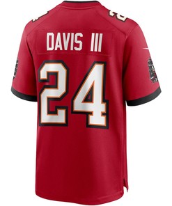 Carlton Davis III 24 Tampa Bay Buccaneers Game Player Jersey - Red