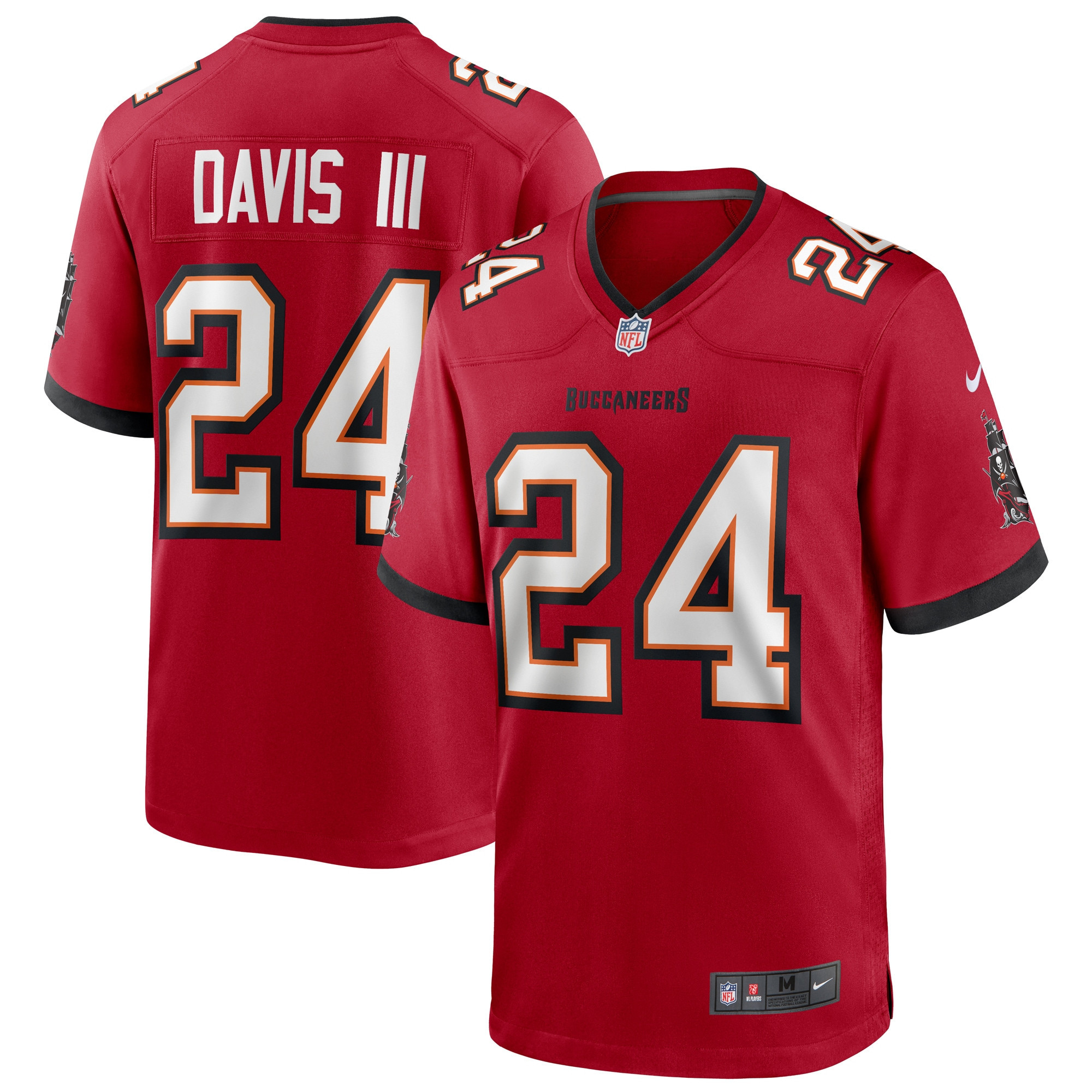 Carlton Davis Iii Tampa Bay Buccaneers Game Player Jersey - Red Nfl