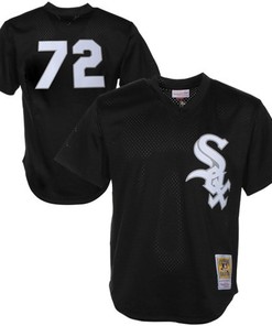 Carlton Fisk Chicago White Sox Mitchell And Ness 1991 Authentic Cooperstown Collection Batting Practice Jersey Black Mlb