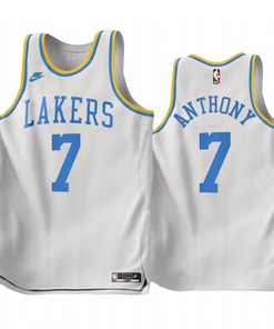 Carmelo Anthony 7 Los Angeles Lakers 2022-23 Classic Edition White Jersey - Men Jersey