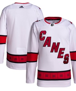 Carolina Hurricanes Adidas Away Primegreen Authentic Pro Jersey White Nhl