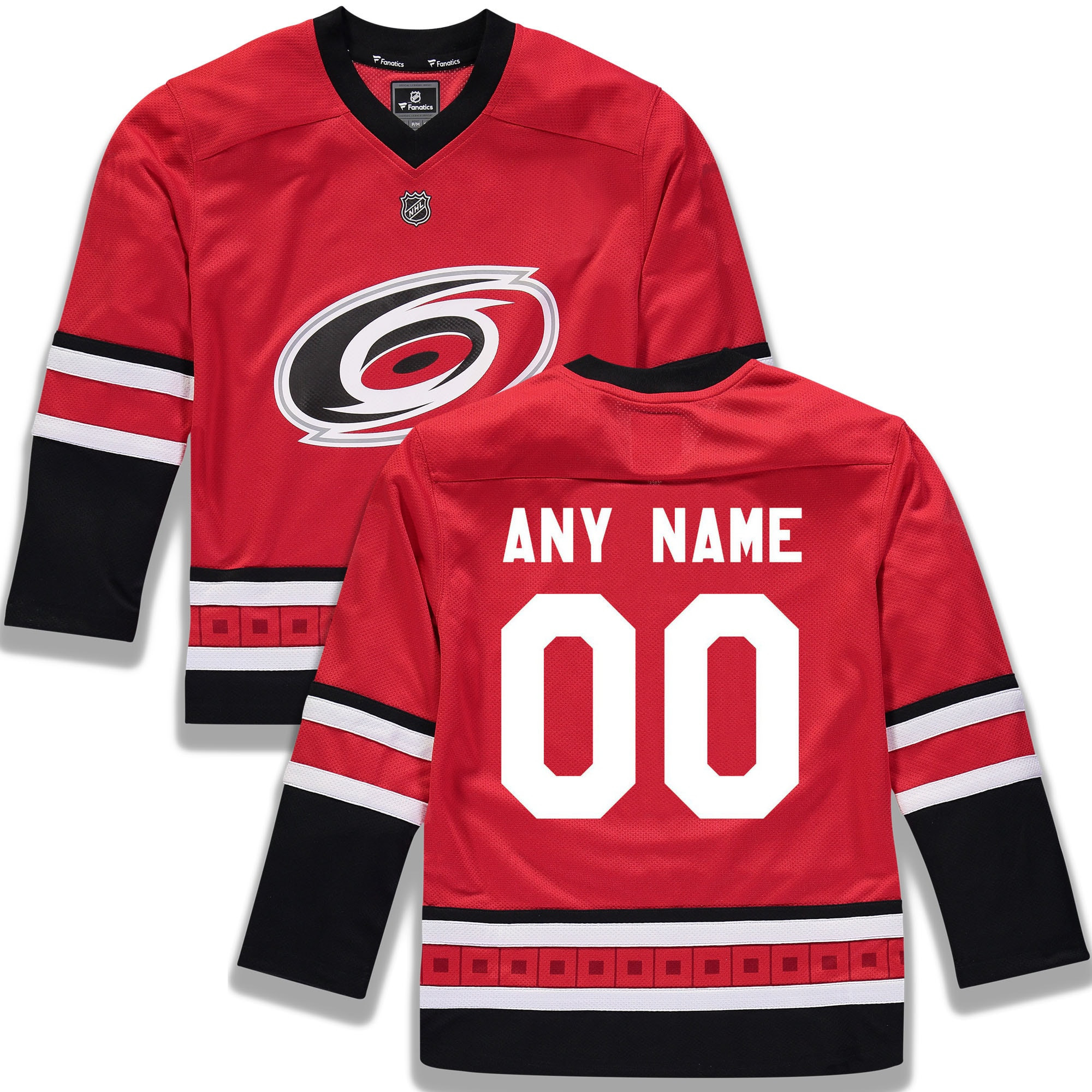 Carolina Hurricanes Fanatics Branded Home Replica Custom Jersey - Red Custom Jerseys Nhl
