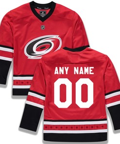 Carolina Hurricanes Fanatics Branded Home Replica Custom Jersey - Red Custom Jerseys Nhl
