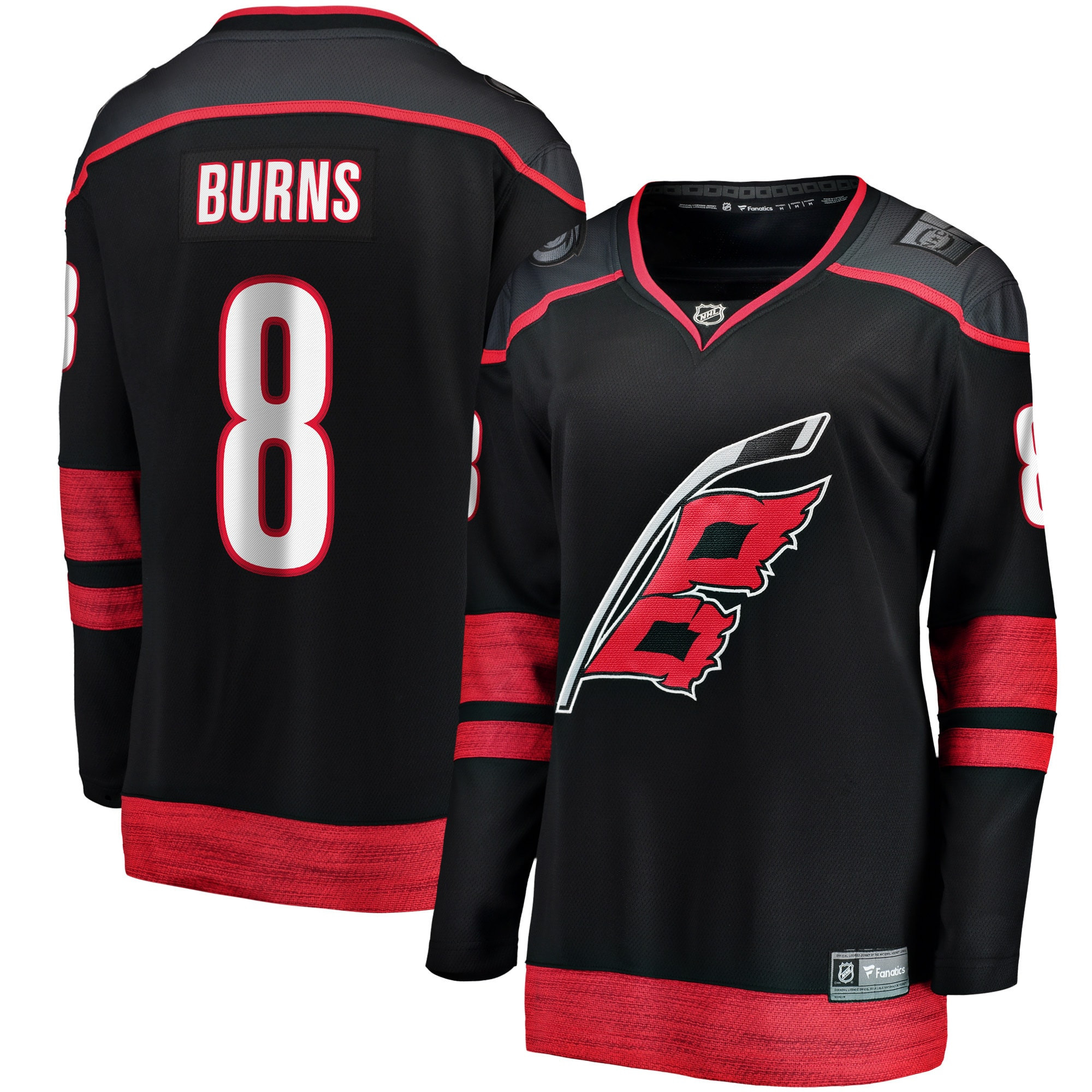 Carolina Hurricanes Fanatics Branded Womens Home Breakaway Player Jersey - Black Nhl