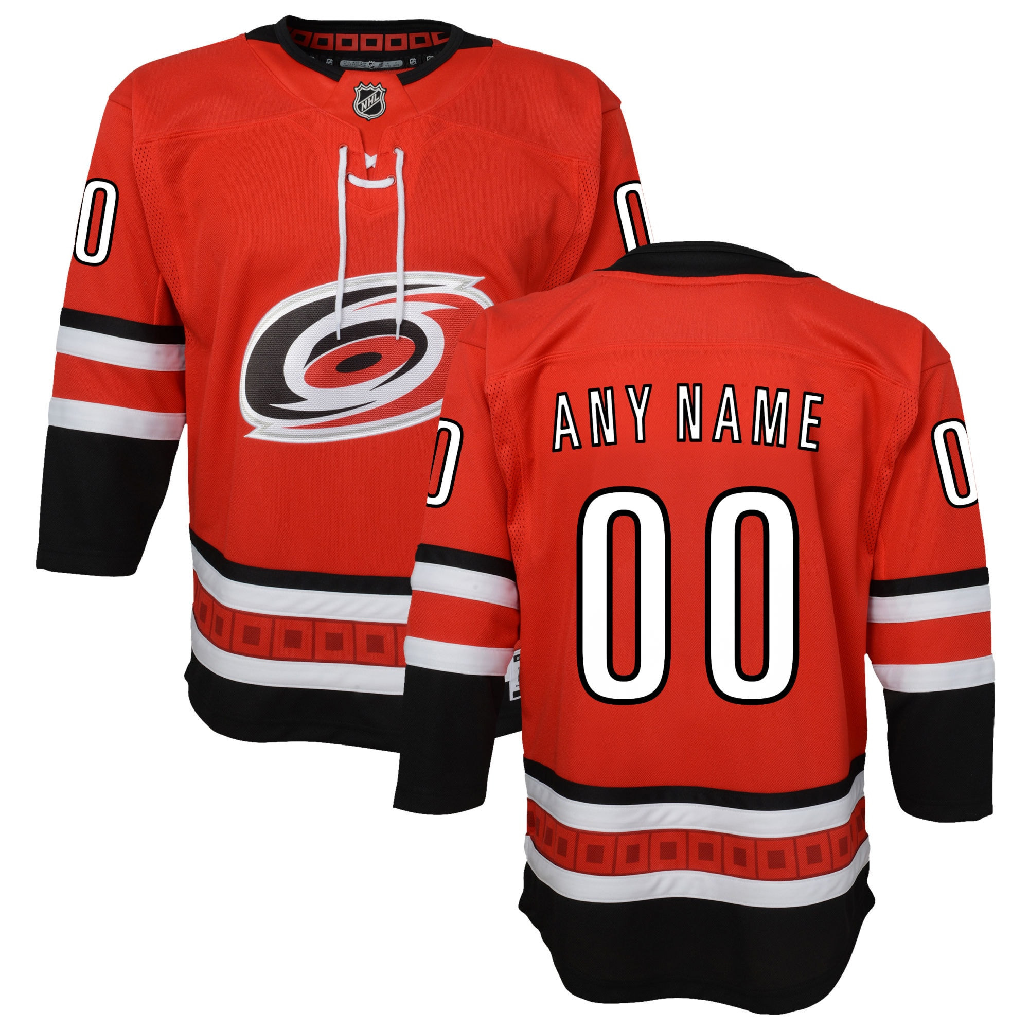 Carolina Hurricanes Home Premier Custom Jersey - Red Custom Jerseys Nhl
