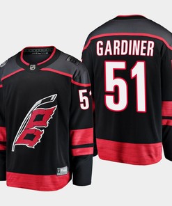 Carolina Hurricanes Jake Gardiner 2022-23 Primary Home Black 51 Jersey Breakaway Player