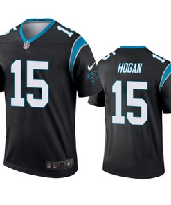 Carolina Panthers #15 Chris Hogan Black Legend Jersey - Mens