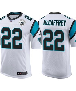 Carolina Panthers 25th Anniversary Christian Mccaffrey White Vapor Limited Jersey