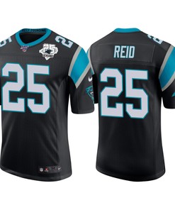 Carolina Panthers 25th Anniversary Eric Reid Black Vapor Limited Jersey