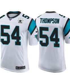 Carolina Panthers 25th Anniversary Shaq Thompson White Vapor Limited Jersey
