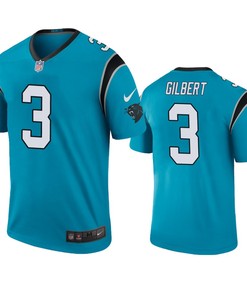 Carolina Panthers #3 Garrett Gilbert Nike Color Rush Blue Jersey
