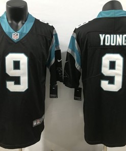 Carolina Panthers #9 Bryce Young Jersey - Black