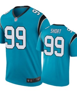 Carolina Panthers #99 Kawann Short Nike Color Rush Blue Jersey