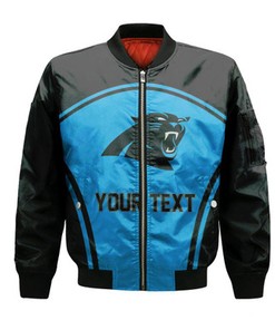 Carolina Panthers Bomber Curve Style Sport- NFL