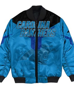 Carolina Panthers Bomber Jacket Drinking style - NFL