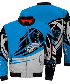 Carolina Panthers Bomber Jacket graphic ultra-balls