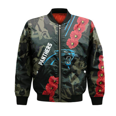 Carolina Panthers Bomber Sport Style Keep Go on- NFL