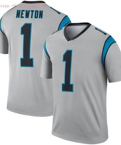 Carolina Panthers Cam Newton #1 Nfl 2020 Grey Jersey Jersey