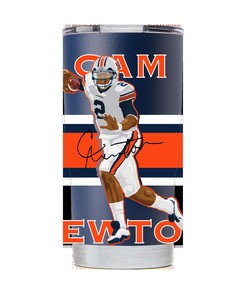 Carolina Panthers Cam Newton Navy Tumbler