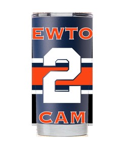 Carolina Panthers Cam Newton Navy Tumbler