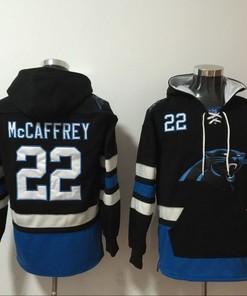 Carolina Panthers Christian Mccaffrey #22 Nfl 2020 Black Hoodie Jersey