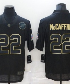 Carolina Panthers Christian Mccaffrey #22 Nfl 2020 Black Jersey