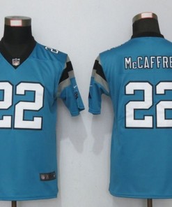 Carolina Panthers Christian Mccaffrey #22 Nfl 2020 Blue Jersey