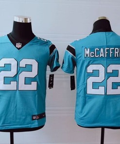 Carolina Panthers Christian Mccaffrey #22 Nfl 2020 Cerulean Blue Jersey