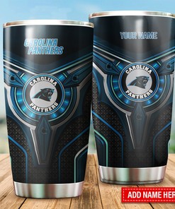 Carolina Panthers Custom Name Tumbler - Personalized Carolina Panthers Tumbler