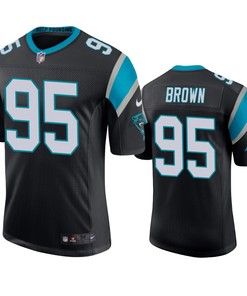 Carolina Panthers Derrick Brown Black Vapor Limited Jersey