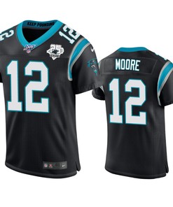 Carolina Panthers D.j. Moore Black 25th Season Vapor Elite Jersey