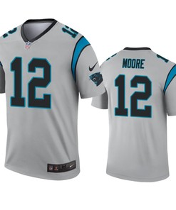 Carolina Panthers D.j. Moore Silver Inverted Legend Jersey
