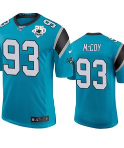 Carolina Panthers Gerald Mccoy Blue 25th Season Classic Limited Jersey