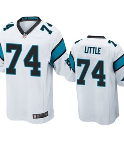 Carolina Panthers Greg Little 2019 Nfl Draft White Game Jersey