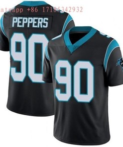 Carolina Panthers Julius Peppers #90 Nfl 2020 Black Jersey Jersey