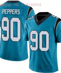 Carolina Panthers Julius Peppers #90 Nfl 2020 Teal Jersey Jersey