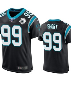 Carolina Panthers Kawann Short Black 25th Season Vapor Elite Jersey