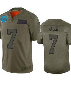 Carolina Panthers Kyle Allen Camo 2019 Salute To Service Limited Jersey