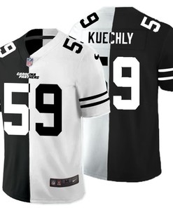 Carolina Panthers Luke Kuechly #59 Nfl 2020 Black And White Jersey