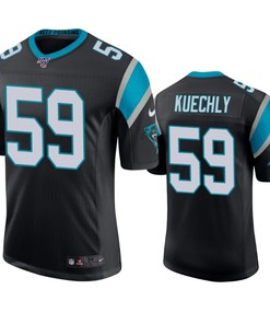 Carolina Panthers Luke Kuechly Black 100th Season Vapor Limited Jersey